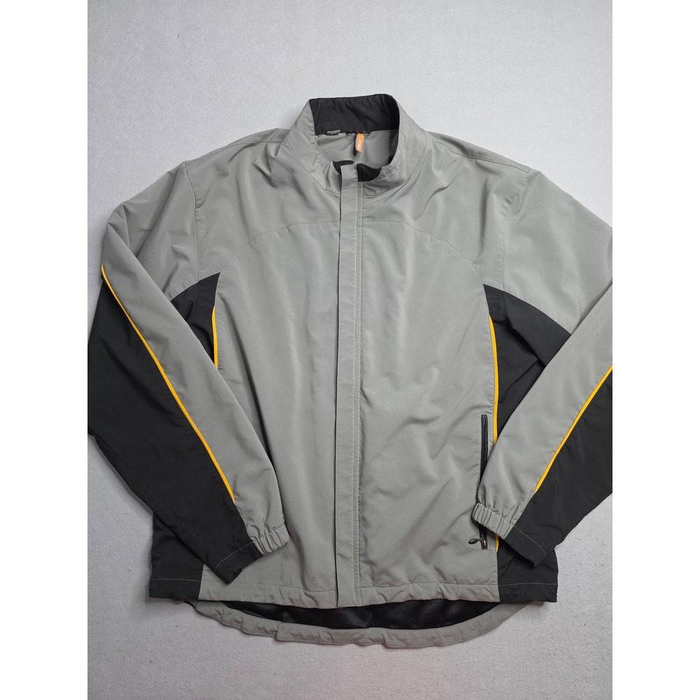 CBUK by Cutter & Buck Windbreaker Jacket Mens 2XL Gray Mesh Lined Performance